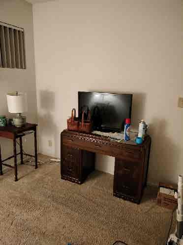 Large room and full bathroom