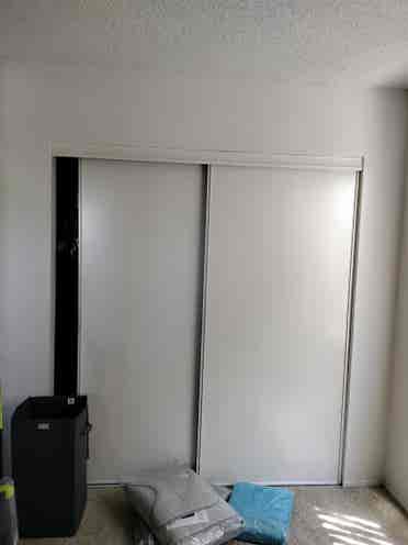 Large room and full bathroom