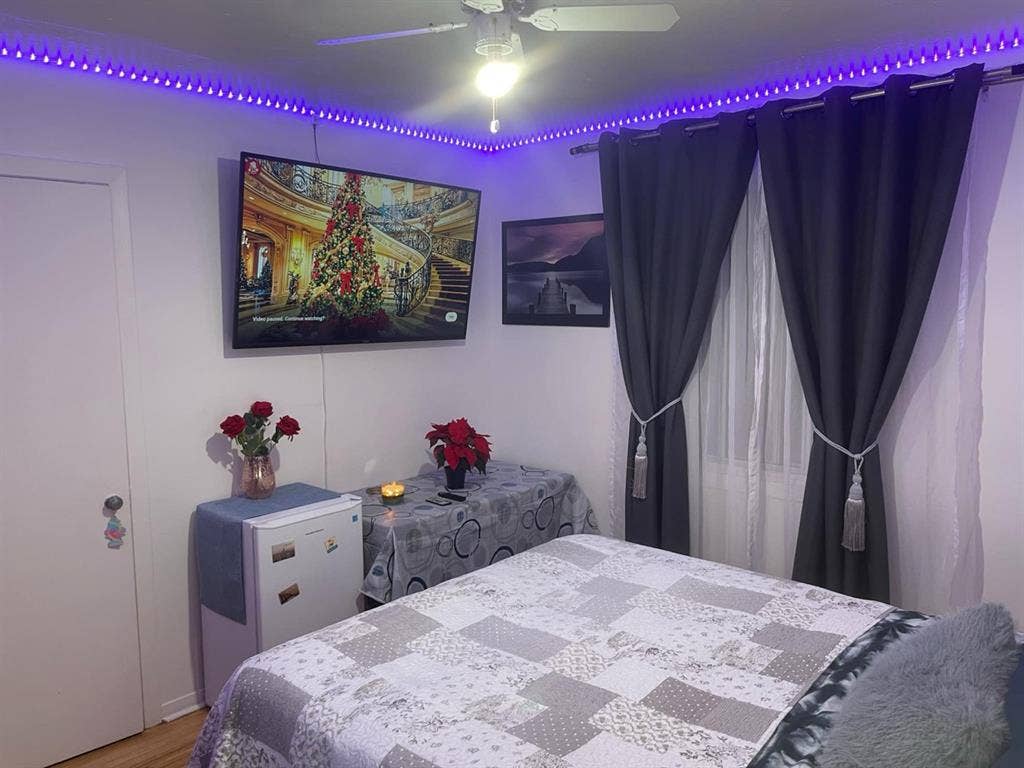 Best! Room with huge TV and fridge