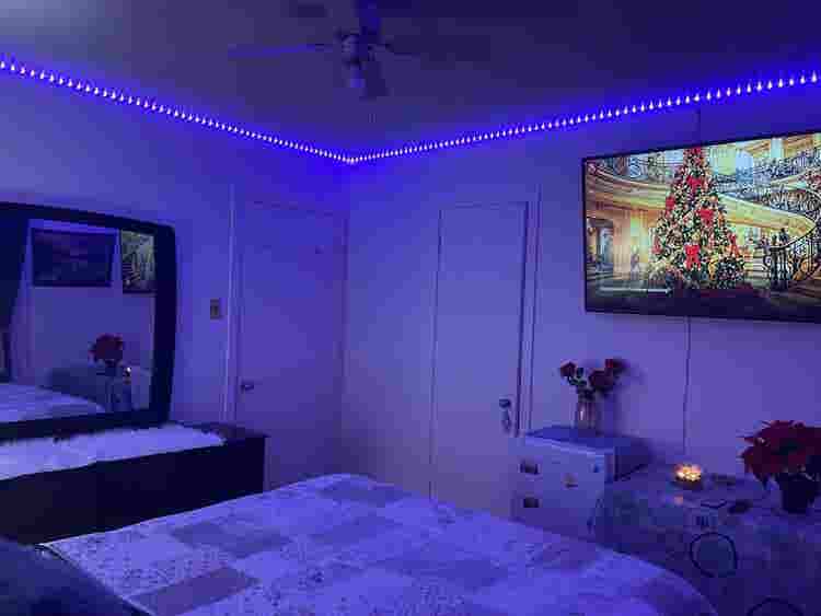 Best! Room with huge TV and fridge