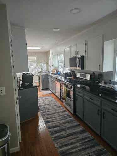 Master bedroom w/ private bathroom