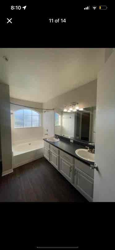 Sublease available,  bath!