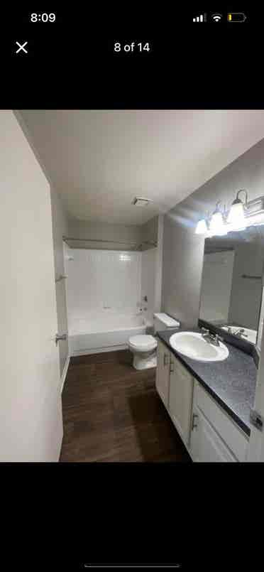 Sublease available,  bath!