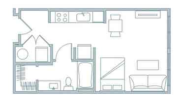 Fully Furnished Studio For Lease