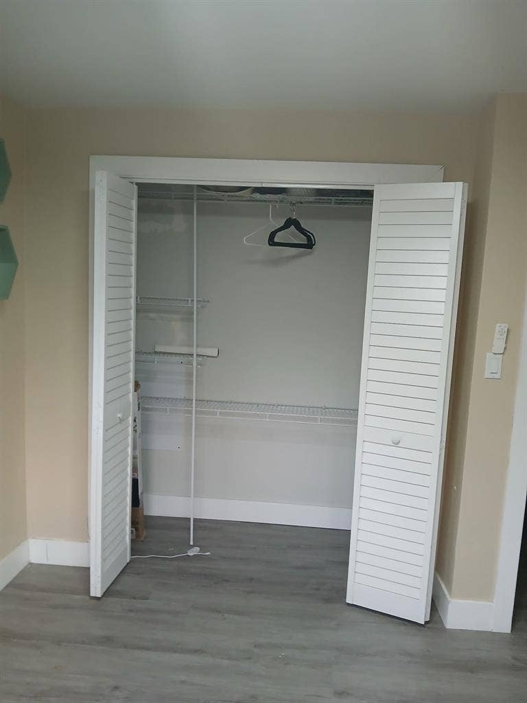 Private room and bathroom.