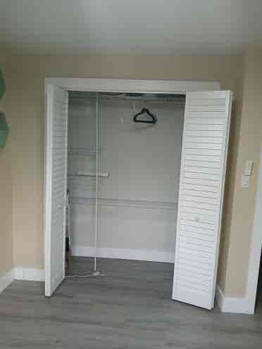 Private room and bathroom.