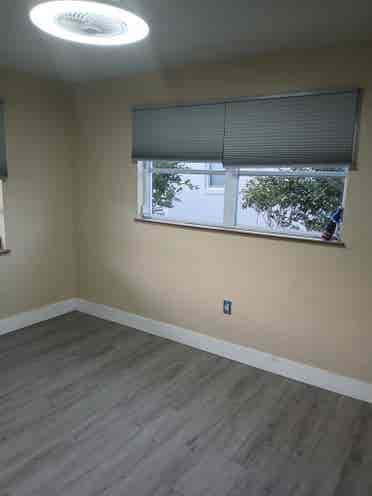 Private room and bathroom.