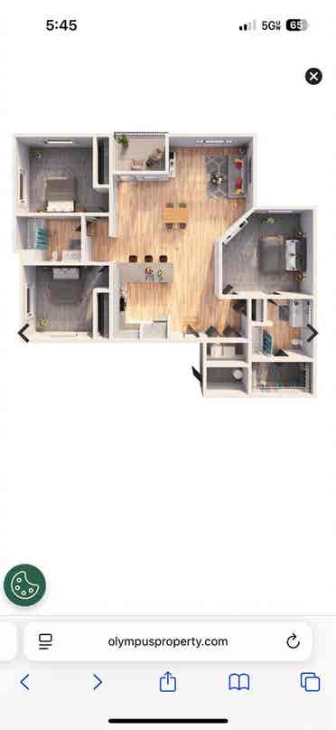 super spacious clean apartment!