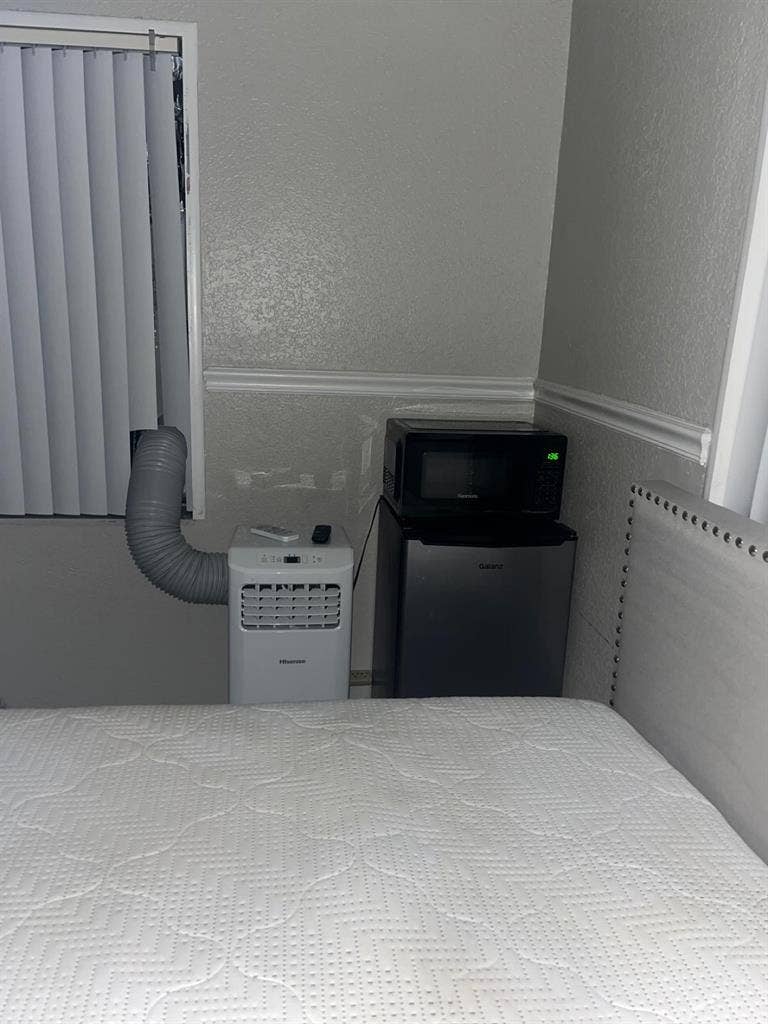 1 bedroom and shared bath.