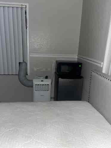 1 bedroom and shared bath.