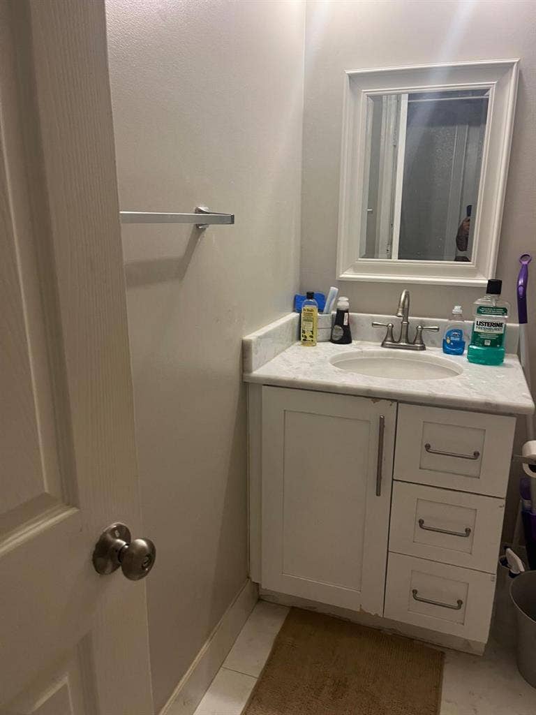 1 bedroom and shared bath.