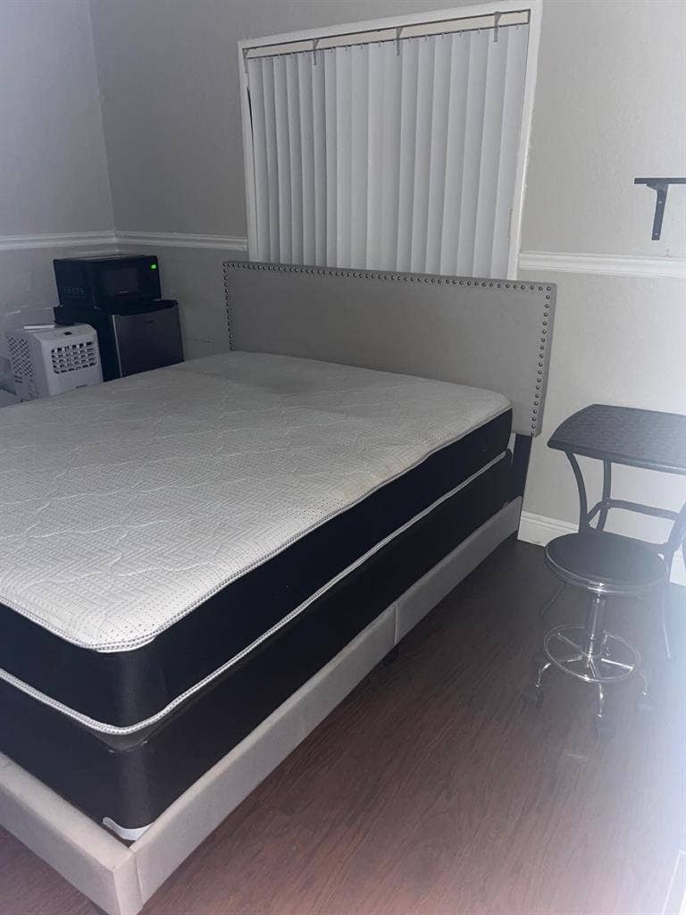 1 bedroom and shared bath.