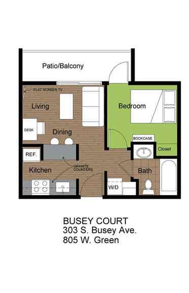 furnished B on Green St