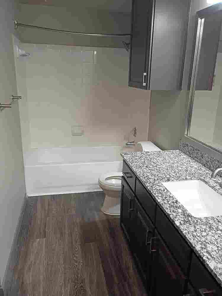 Offering a room and bathroom