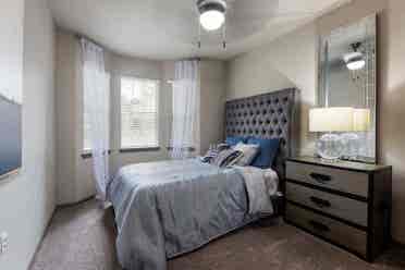Offering a room and bathroom
