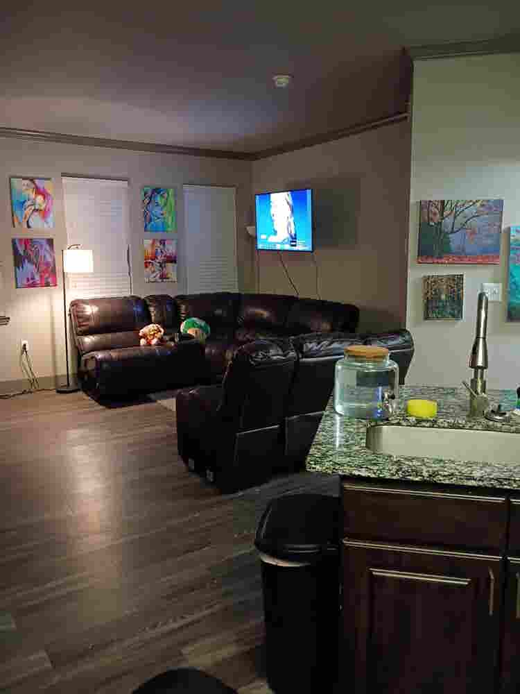 Offering a room and bathroom