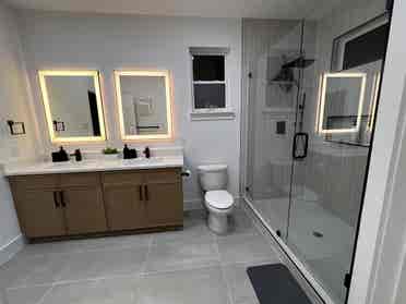 Master bedroom in new home