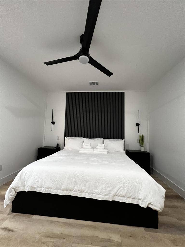 Master bedroom in new home