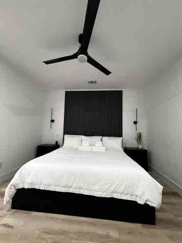 Master bedroom in new home
