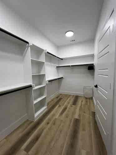 Master bedroom in new home