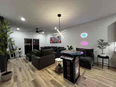 Master bedroom in new home