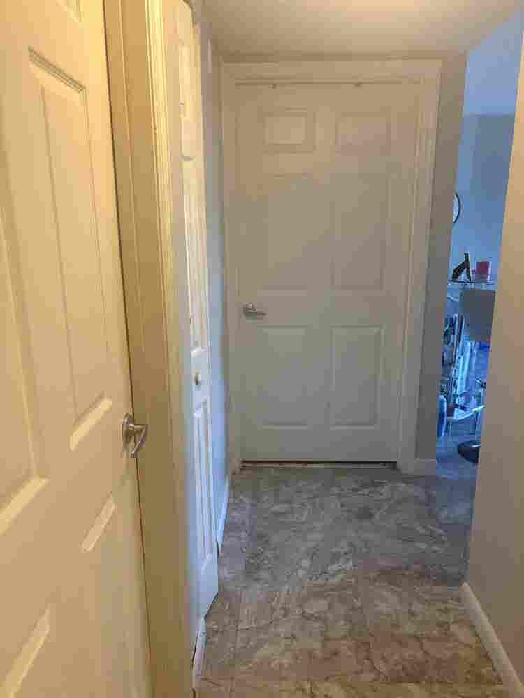 Bedroom and bathroom room
