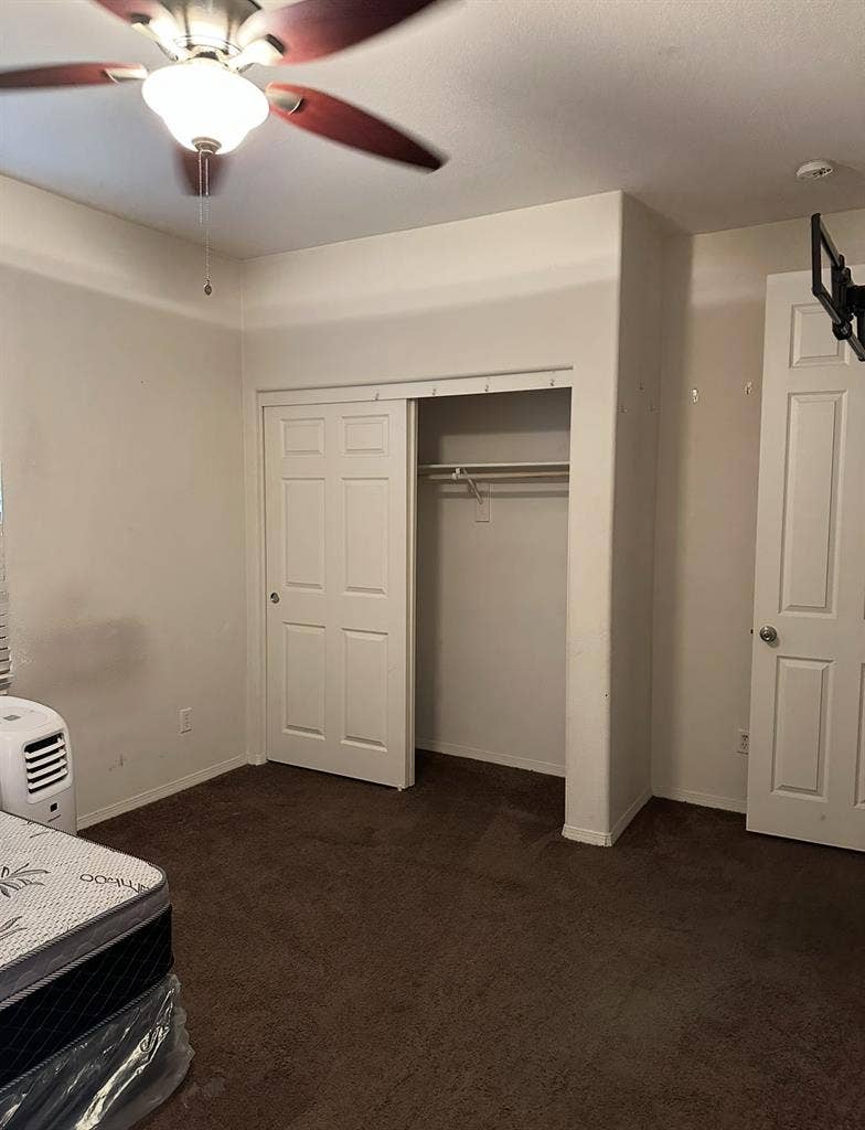 Room with a full attached bathroom