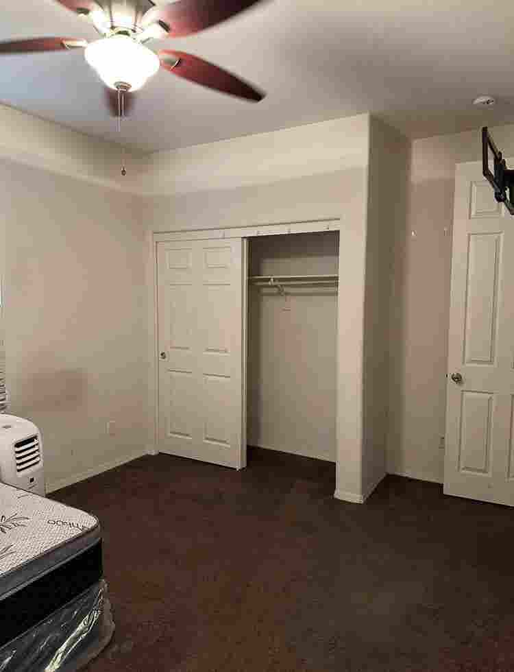 Room with a full attached bathroom