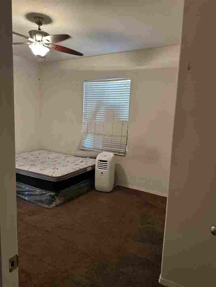 Room with a full attached bathroom