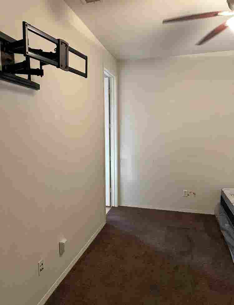 Room with a full attached bathroom