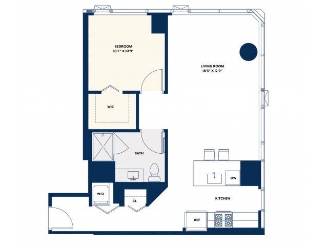 Corner Unit with City View Sublease