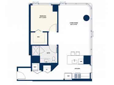 Corner Unit with City View Sublease