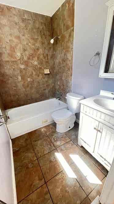 Bedroom with private  bathroom.