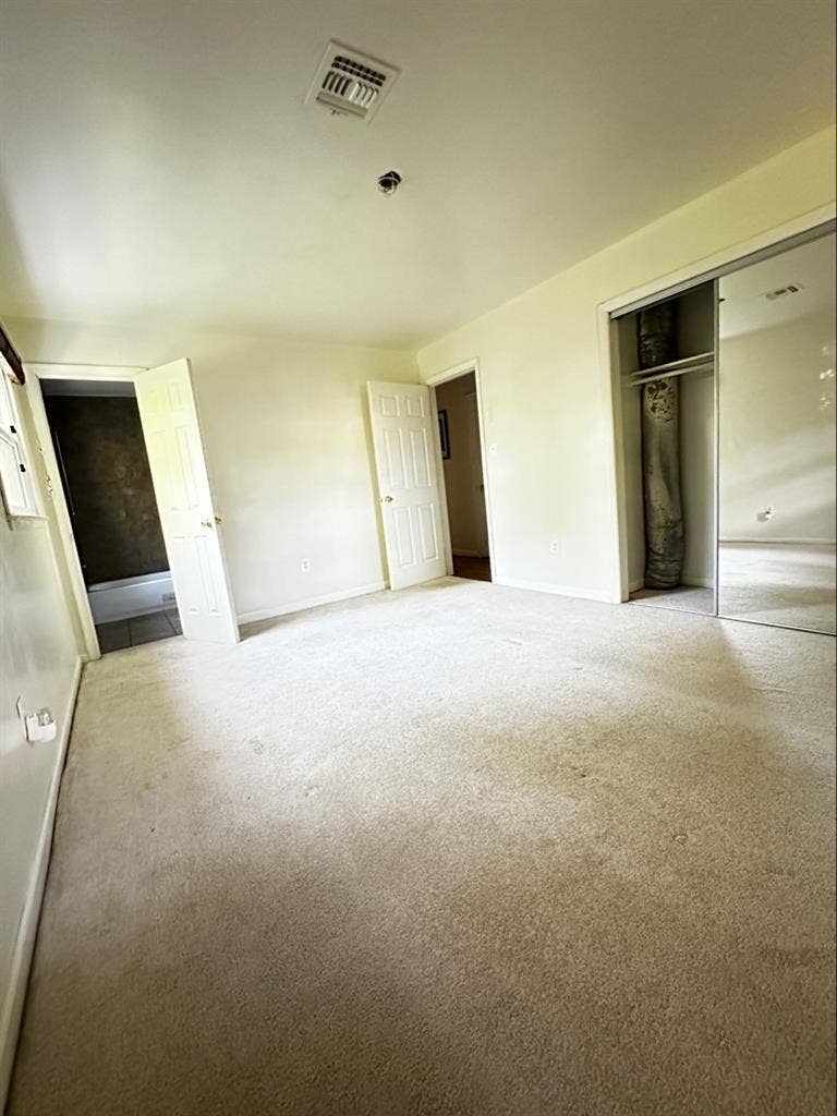 Bedroom with private bathroom.
