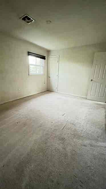 Bedroom with private  bathroom.