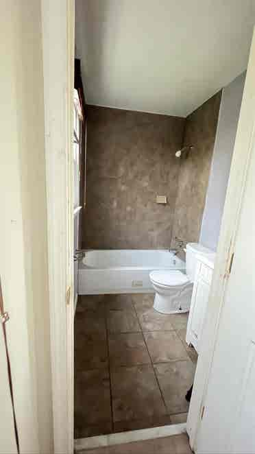 Bedroom with private  bathroom.