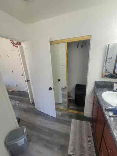 Master bedroom w/ private bathroom