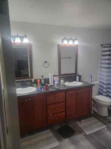 Master bedroom w/ private bathroom
