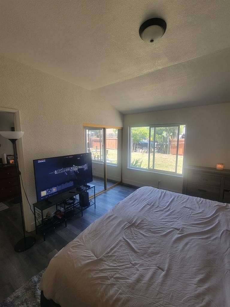 Master bedroom w/ private bathroom