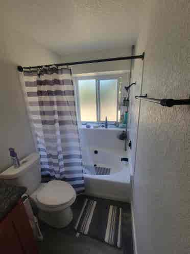 Master bedroom w/ private bathroom