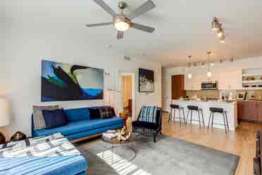 Fancy apartment room.