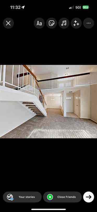 Upstairs room for rent