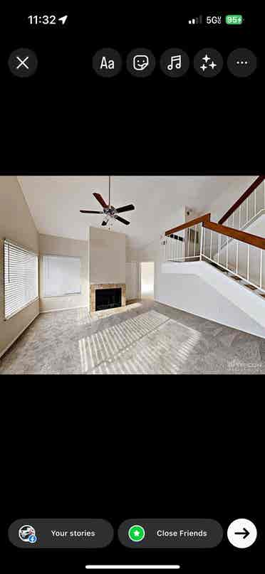 Upstairs room for rent