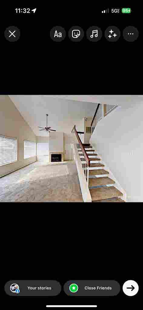 Upstairs room for rent