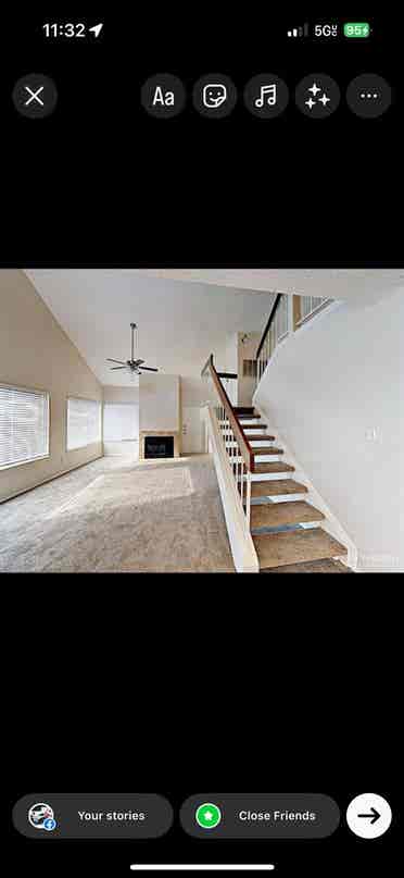 Upstairs room for rent