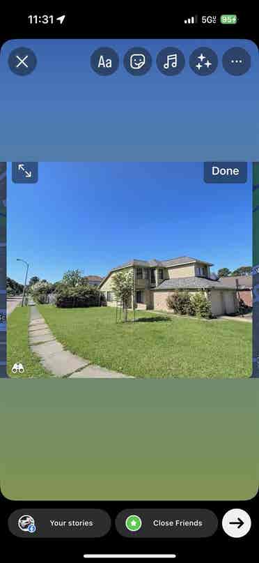 Upstairs room for rent