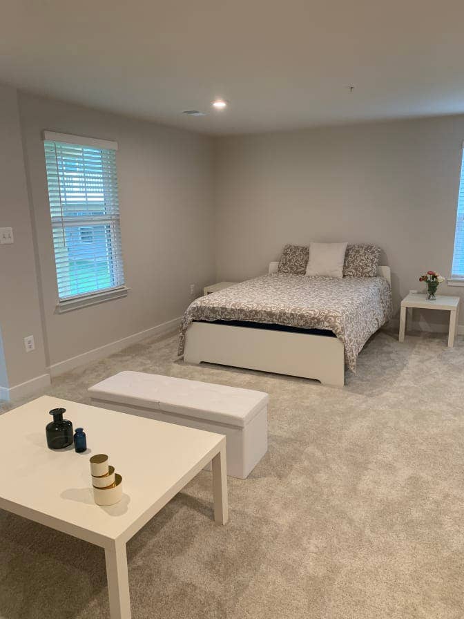 Spacious basement fully furnished