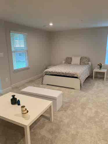 Spacious basement fully furnished
