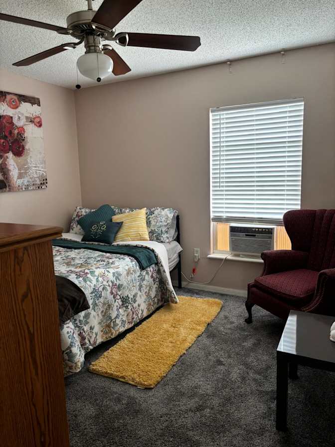 Two Furnished Rooms For One Tenant.
