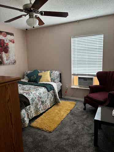 Two Furnished Rooms For One Tenant.